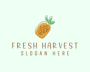 Citrus Pineapple Fruit logo design