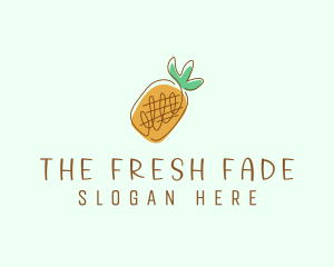 Citrus Pineapple Fruit logo design