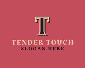 Antique Shop Letter T logo design