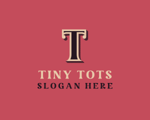 Antique Shop Letter T logo design