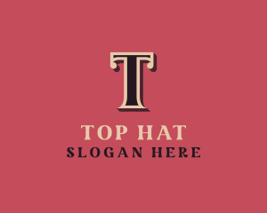 Antique Shop Letter T logo design