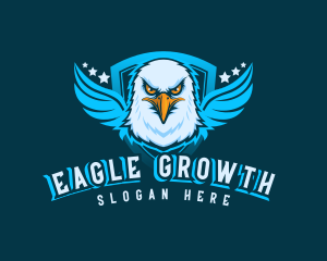 Eagle Bird Shield logo design