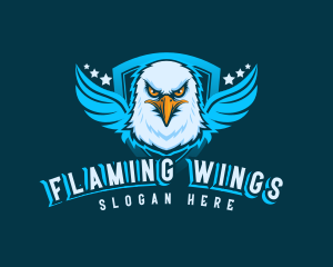 Eagle Bird Shield logo design