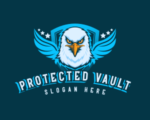 Eagle Bird Shield logo design