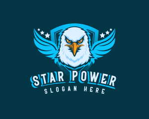 Eagle Bird Shield logo design