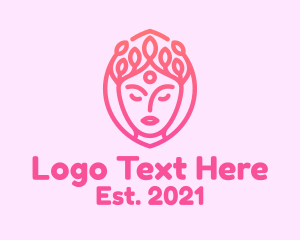 Woman Beauty Face logo