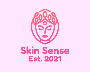 Woman Beauty Face logo design