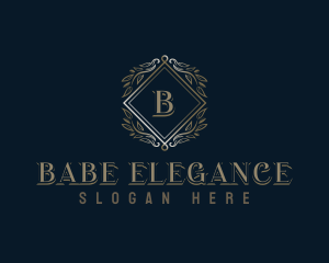 Elegant Ornamental Boutique logo design