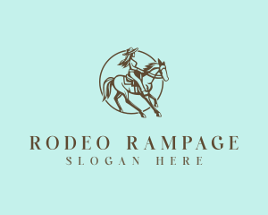 Western Cowgirl Rodeo logo design