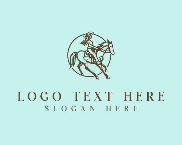 Cowboy Hat logo example 1