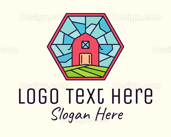 Stained Glass Barn Logo