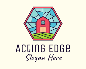 Stained Glass Barn logo design