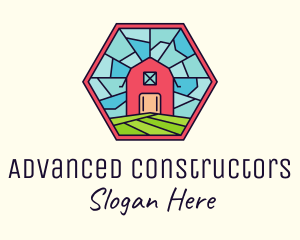 Stained Glass Barn logo design