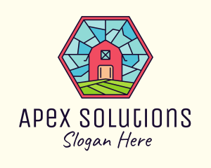 Stained Glass Barn logo design