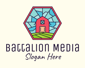 Stained Glass Barn logo design