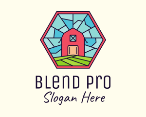 Stained Glass Barn logo design