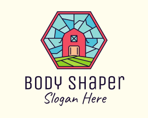 Stained Glass Barn logo design