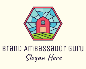 Stained Glass Barn logo design