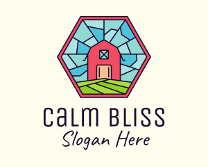 Stained Glass Barn logo design