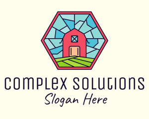 Stained Glass Barn logo design