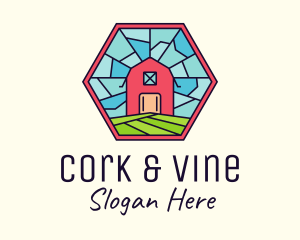 Stained Glass Barn logo design