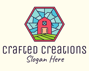 Stained Glass Barn logo design