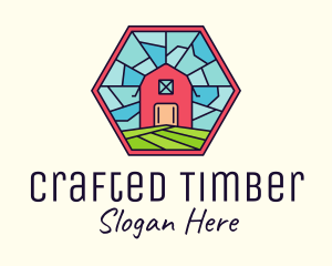 Stained Glass Barn logo design