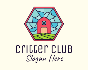 Stained Glass Barn logo design