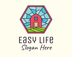 Stained Glass Barn logo design