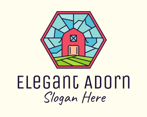 Stained Glass Barn logo design