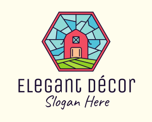 Stained Glass Barn logo design