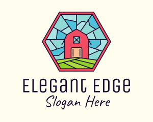 Stained Glass Barn logo design