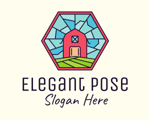 Stained Glass Barn logo design