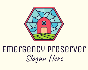 Stained Glass Barn logo design