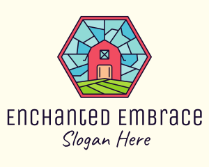 Stained Glass Barn logo design