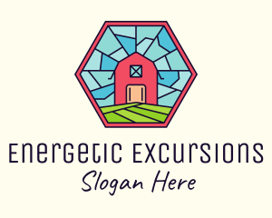 Stained Glass Barn logo design