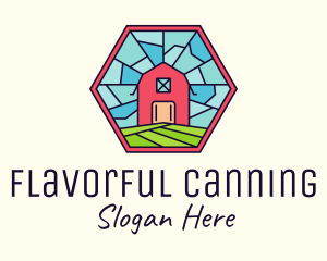 Stained Glass Barn logo design