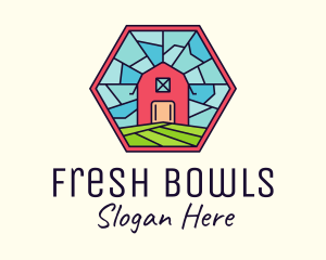 Stained Glass Barn logo design