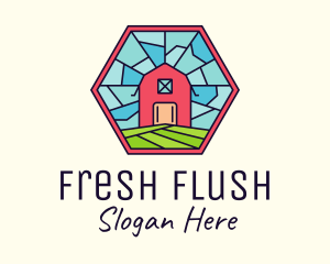 Stained Glass Barn logo design