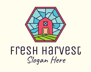 Stained Glass Barn logo design