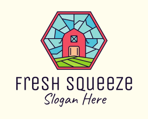 Stained Glass Barn logo design