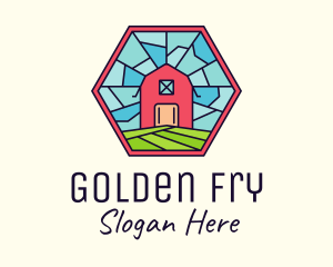 Stained Glass Barn logo design