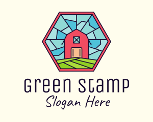 Stained Glass Barn logo design