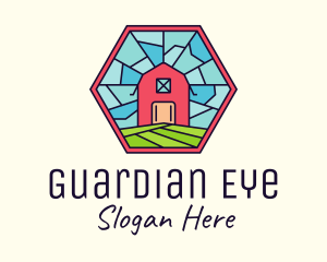 Stained Glass Barn logo design