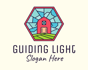 Stained Glass Barn logo design