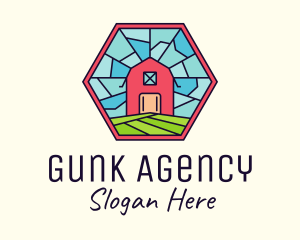 Stained Glass Barn logo design