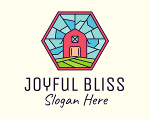 Stained Glass Barn logo design