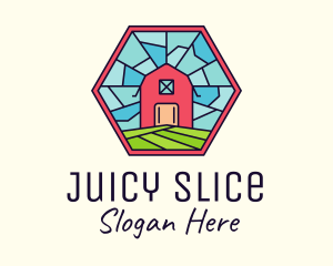 Stained Glass Barn logo design