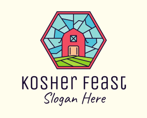 Stained Glass Barn logo design