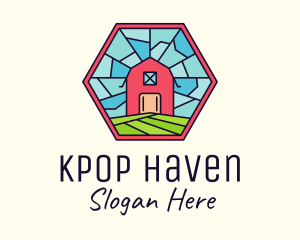 Stained Glass Barn logo design